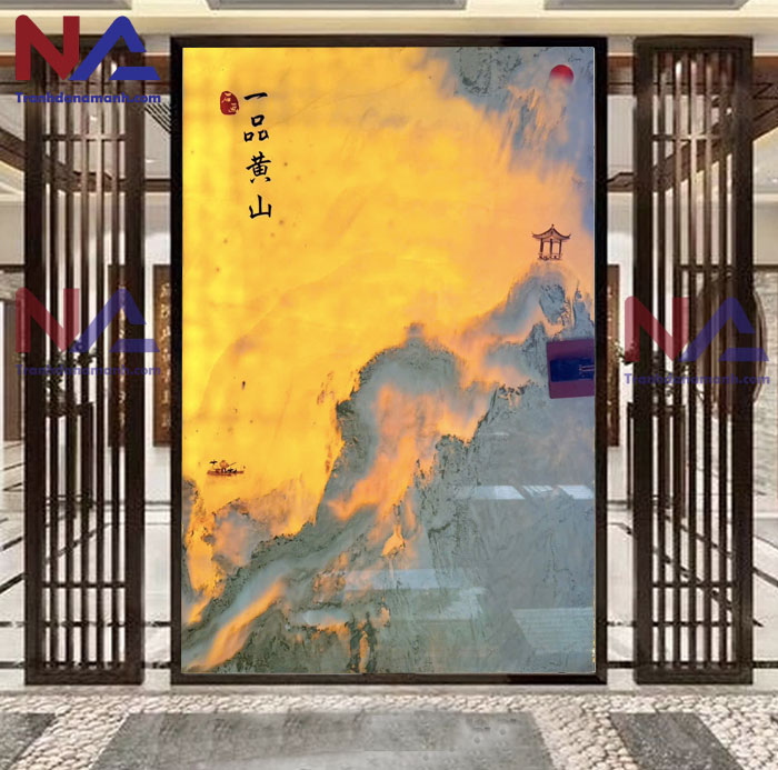 Tranh đá sơn thủy STVT-003 | Dáng đứng