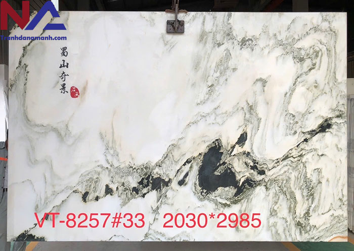 Tranh đá sơn thủy tự nhiên STVT-005 | dáng ngang