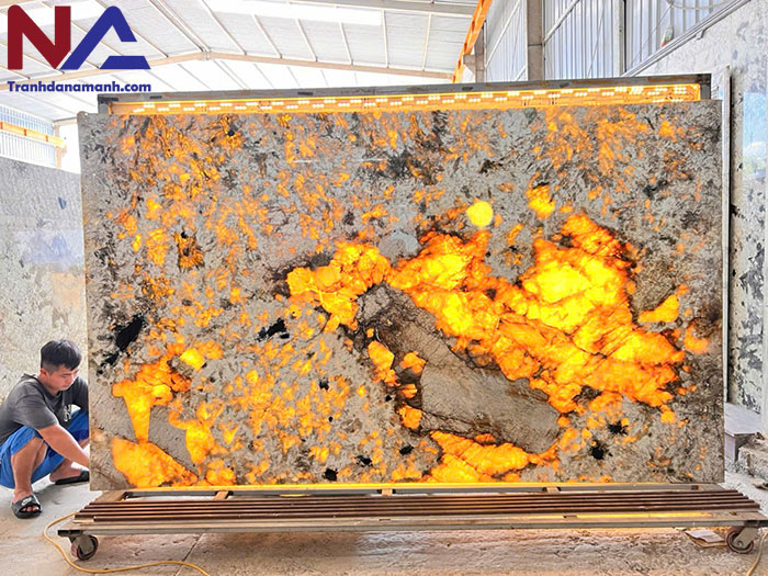 Tranh đá thông tầng TTTC-004 | ghép 4 tấm đối xứng