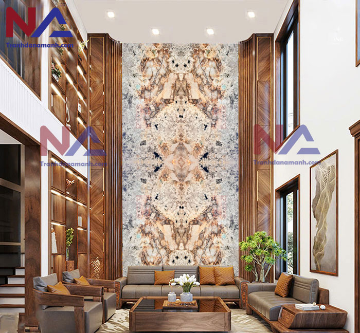 Tranh đá thông tầng TTTC-004 | ghép 4 tấm đối xứng