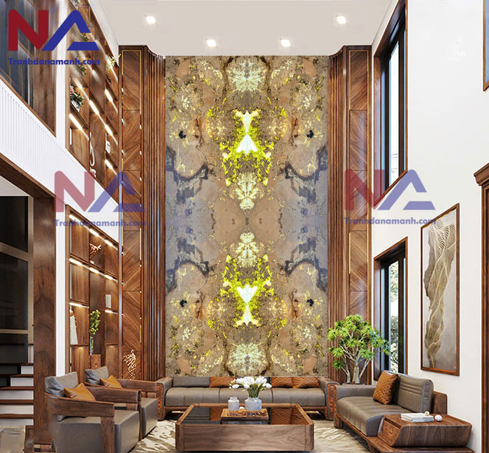 Tranh đá thông tầng TTTC-005 | ghép 4 tấm đối xứng