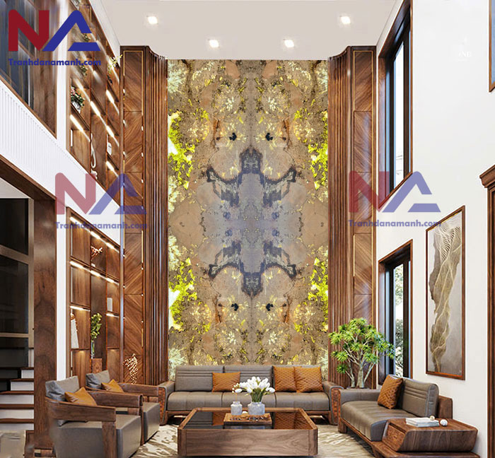 Tranh đá thông tầng TTTC-005 | ghép 4 tấm đối xứng