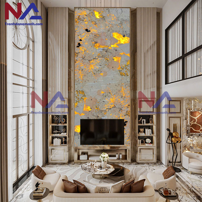 Tranh đá thông tầng xuyên sáng TTTC-006 | Ghép 2 tấm