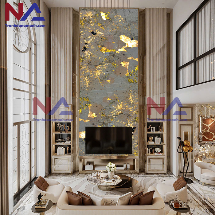 Tranh đá thông tầng xuyên sáng TTTC-006 | Ghép 2 tấm