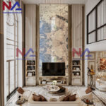 Tranh đá thông tầng xuyên sáng TTTC-009 | Ghép 2 tấm