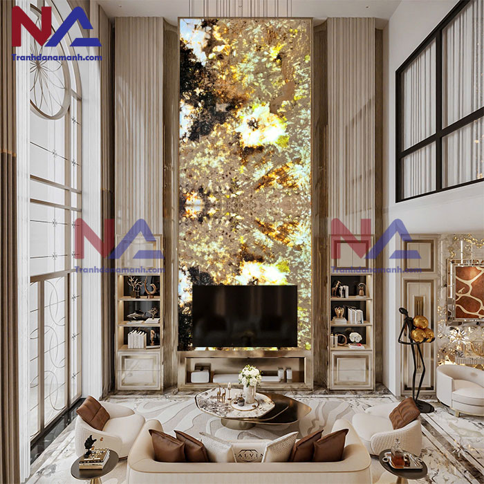 Tranh đá thông tầng xuyên sáng TTTC-010 | Ghép 2 tấm