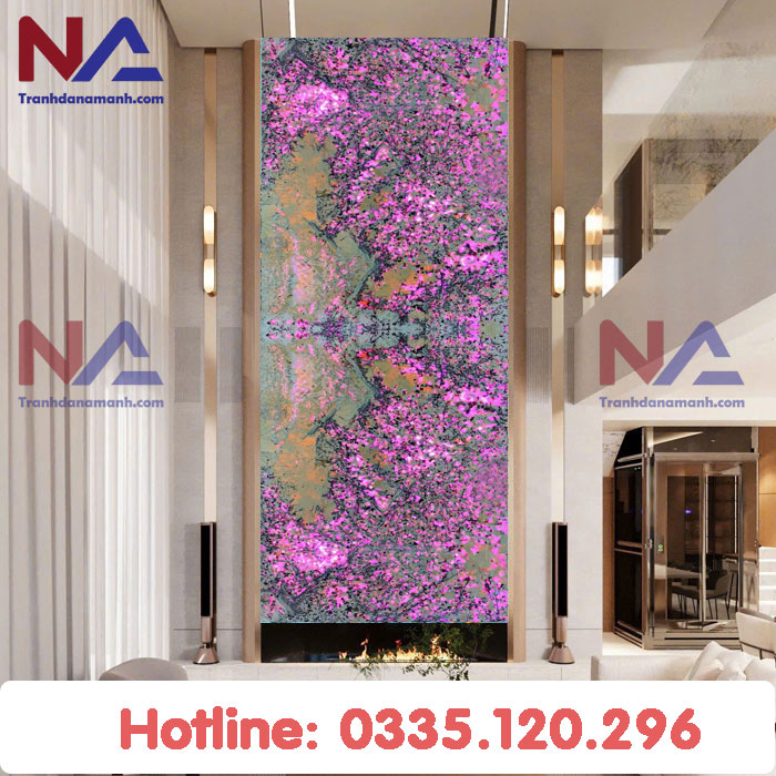 Tranh đá thông tầng xuyên sáng TTTC-011 | ghép 2 tấm