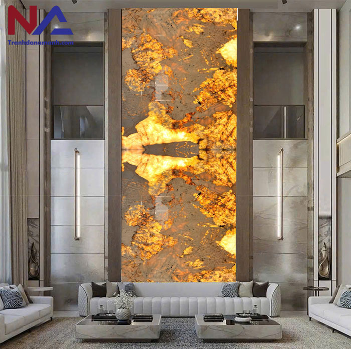 Tranh đá thông tầng xuyên sáng TTTC-014 | ghép 2 tấm