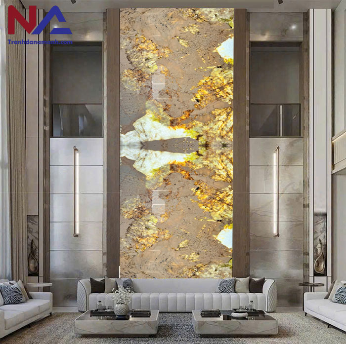 Tranh đá thông tầng xuyên sáng TTTC-014 | ghép 2 tấm