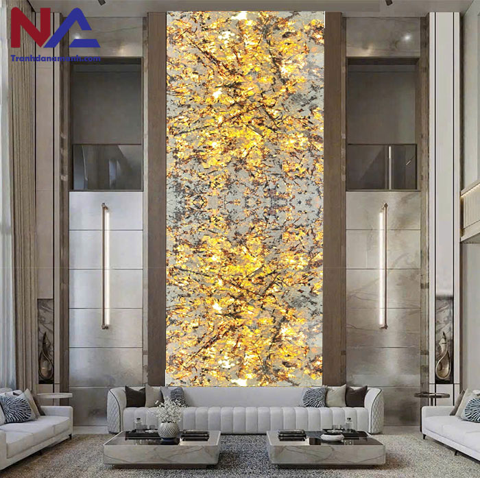 Tranh đá thông tầng xuyên sáng TTTC-015 | ghép 2 tấm