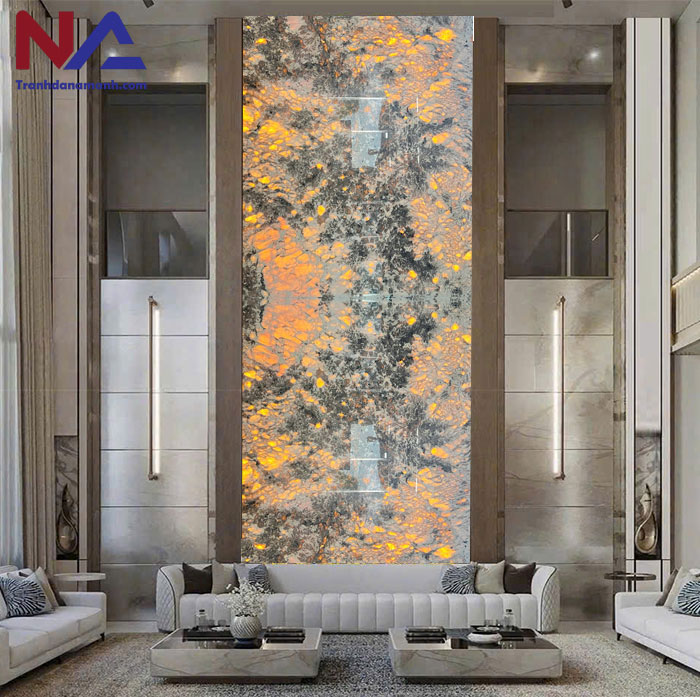 Tranh đá thông tầng xuyên sáng TTTC-016 | ghép 2 tấm